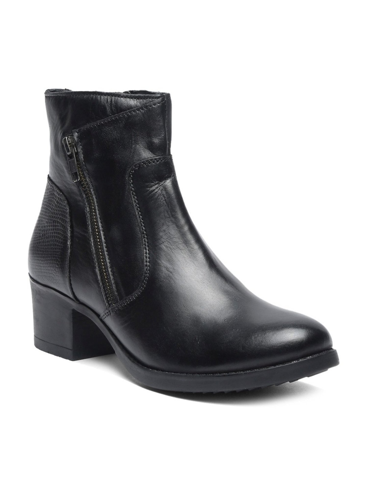 Teakwood Leathers Men's Black Casual Boots