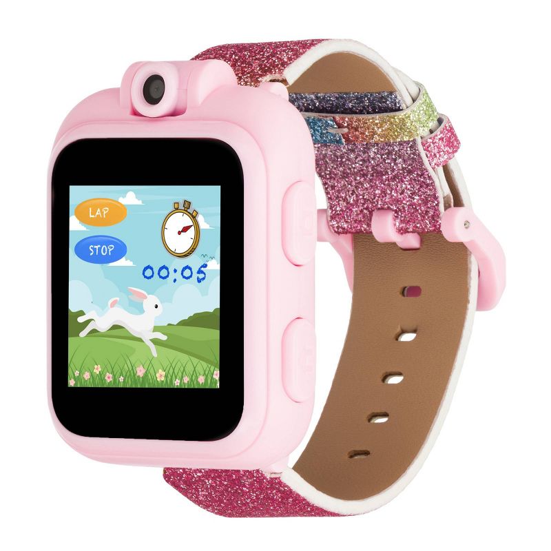 iTouch Playzoom Kids Smartwatch - Rainbow Glitter Strap