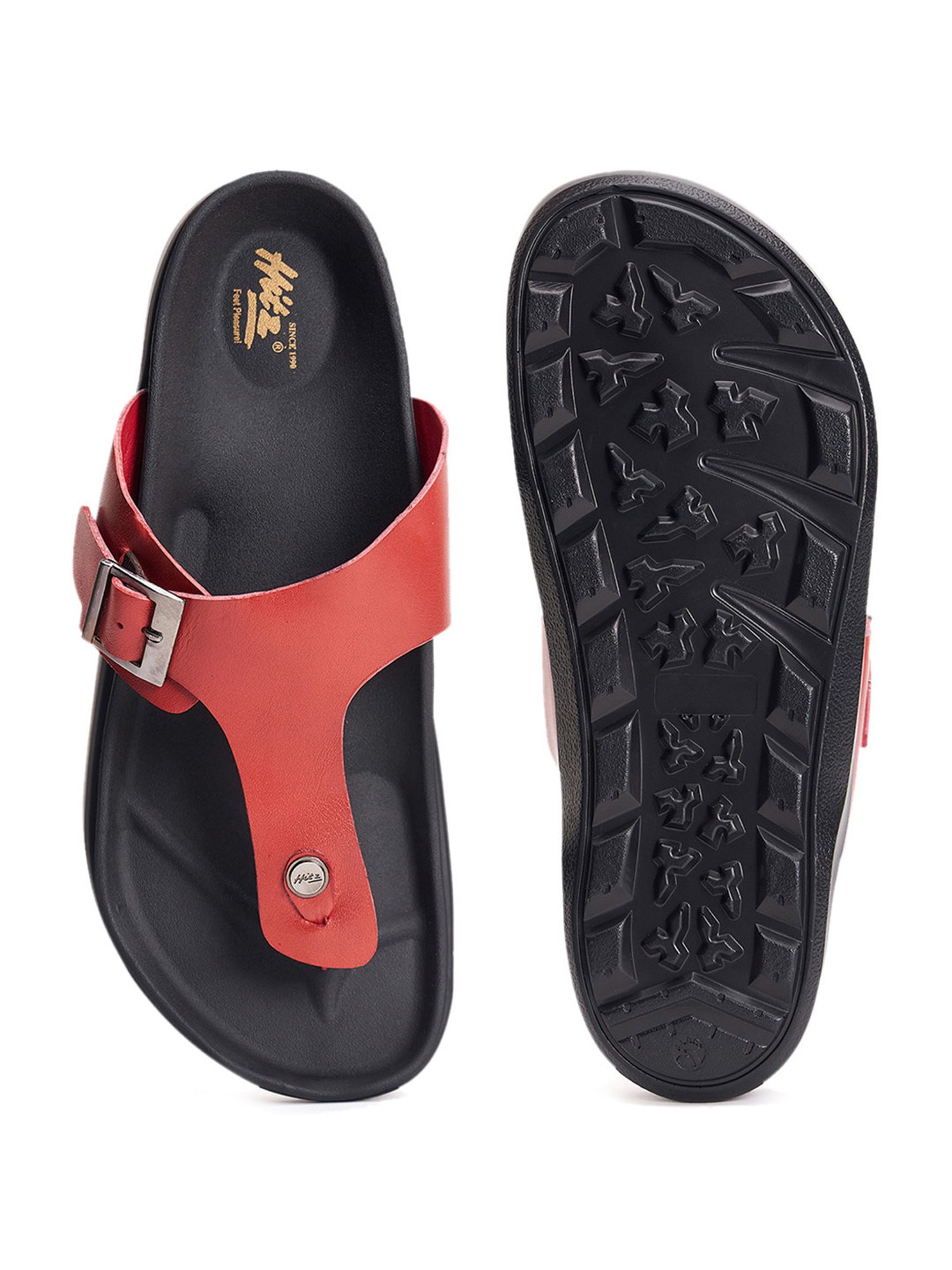 Hitz Men's Red Thong Sandals