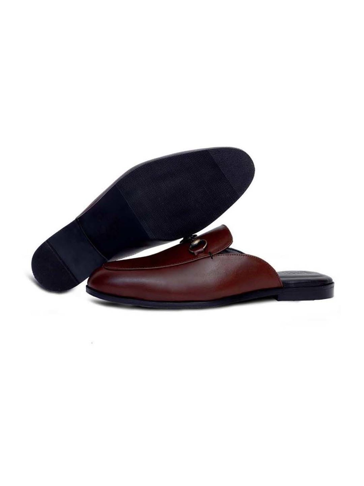 Griffin Men's Brown Mule Shoes