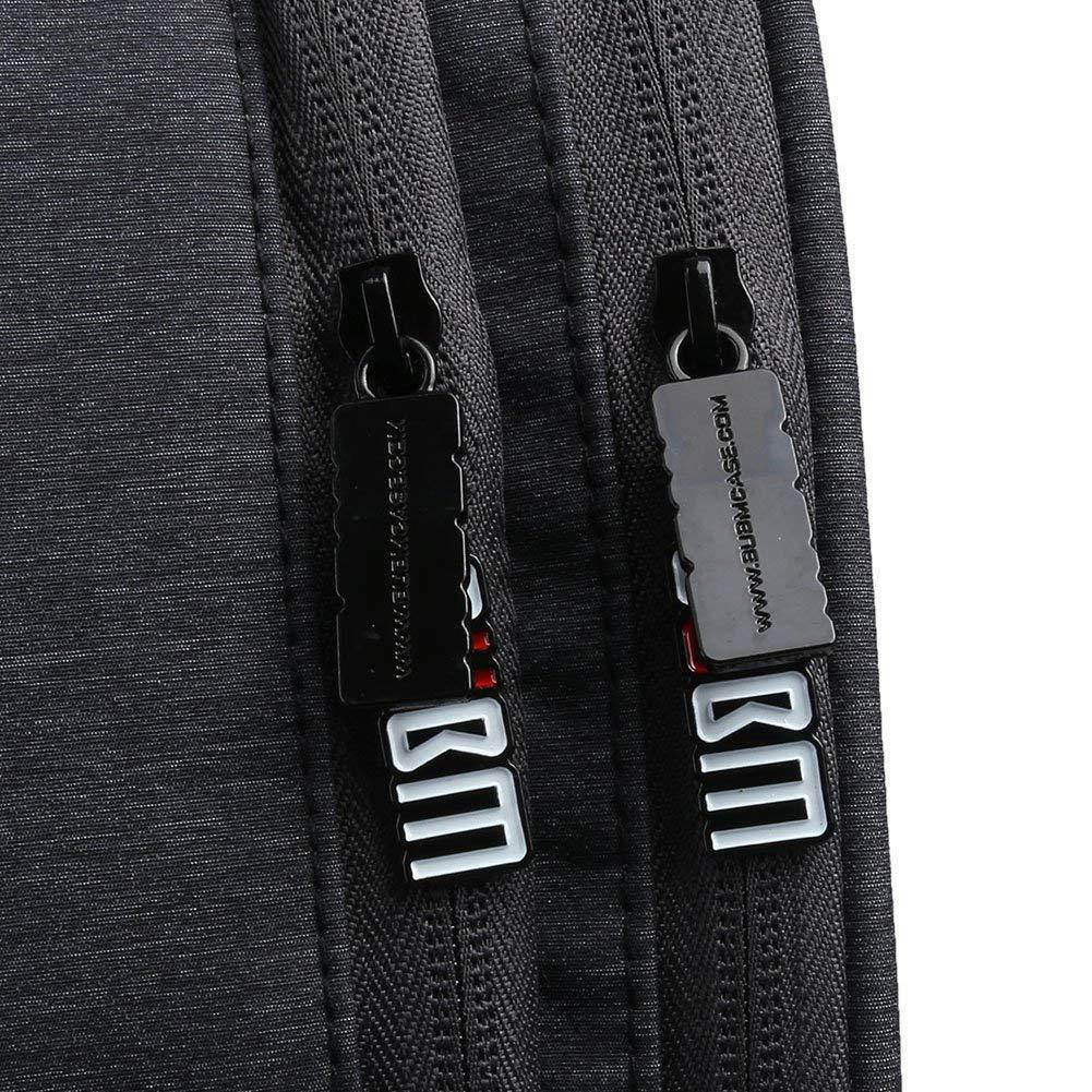 BUBM 3Pcs/Set Computer Cable Electronic Organizer Travel Packing Gadgets Bag Pouch for Cables,External Flash Drive,Mouse,Memory Card,Power Bank