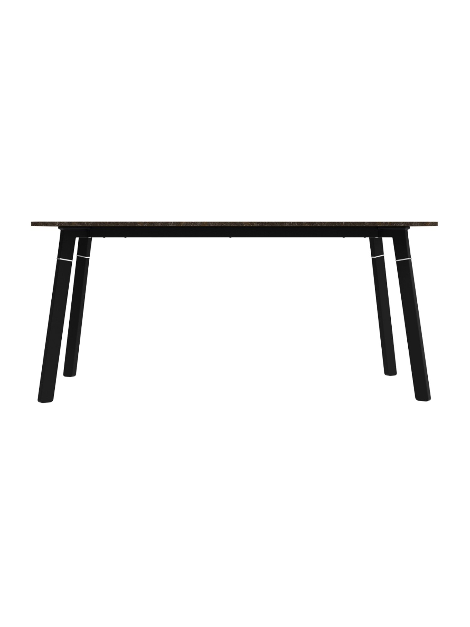 Godrej Interio Aclectic Black & Brown MDF 6 Seater Rectangular Dining Table