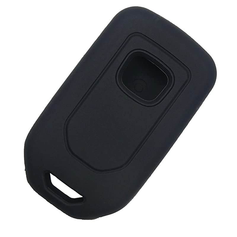 Silicone Key Fob Cover Case Skin Jacket Holder Full Protector for A2C81642600 2018 2017 2016 2015 Honda Accord Civic CR-V CRV Pilot EX EX-L Touring Premium