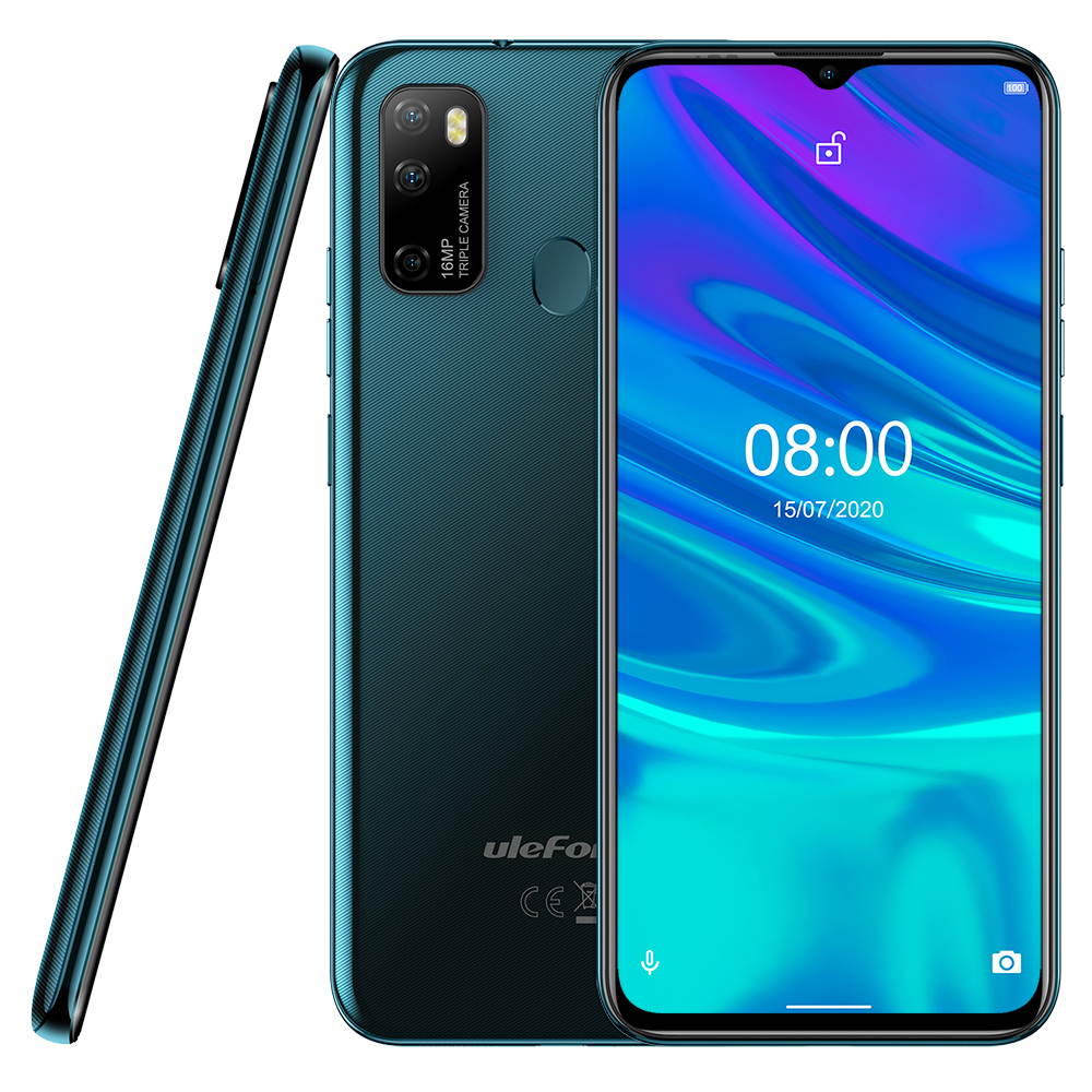 Ulefone Note 9P 4G Unlocked Cell Phones, 6.52" HD+ Waterdrop Screen,16MP Triple Rear Camera, Android 10 Octa-Core 4GB + 64GB,4500mAh Big Battery, Face Unlock Finger Reader Unlocked Smartphones