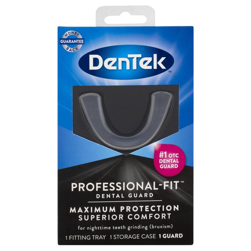 DenTek Professional-Fit Dental Guard for Nighttime Teeth Grinding with Guard, Fitting Tray, & Storage Case