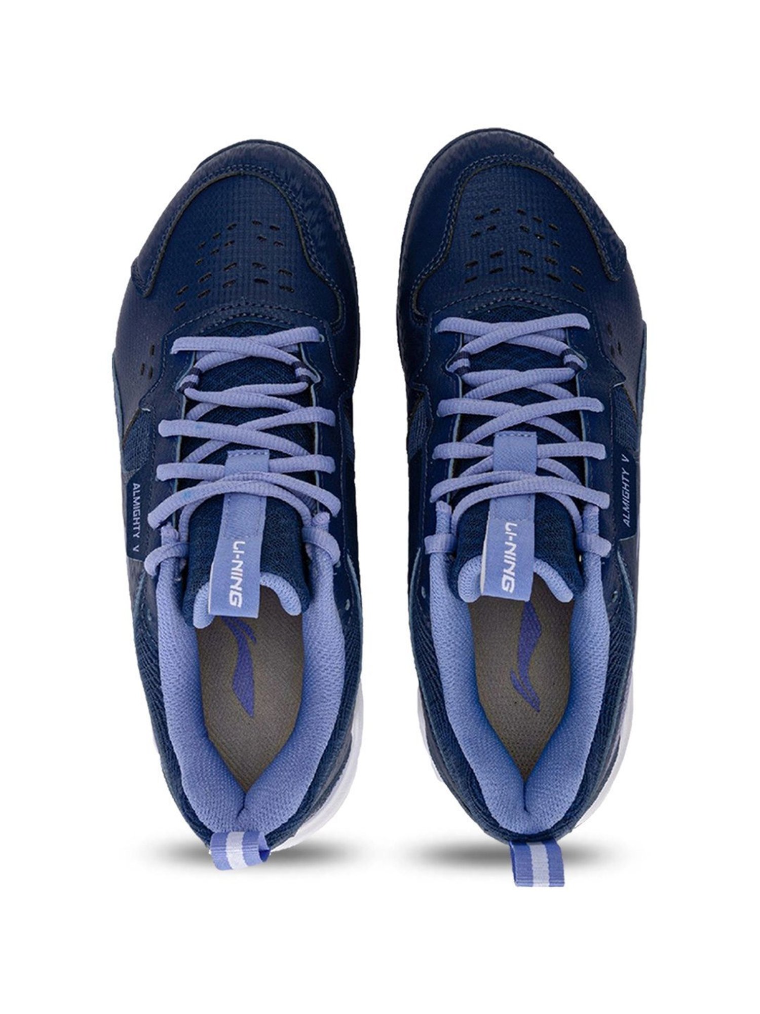 Li-Ning Men's ALMIGHTY V Estate Blue Indoor Court Shoes