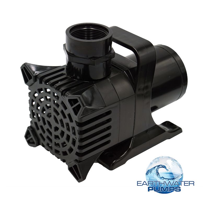 Earthwater Pond EW-800 Monsoon Asynchronous Series 800 GPH Outdoor Submersible Pond Fountain Waterfall Garden Water Pump