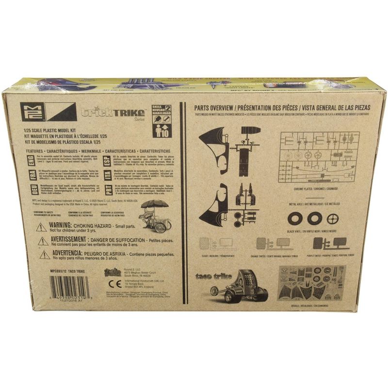 Skill 2 Model Kit Taco Trike "Trick Trikes" Series 1/25 Scale Model by MPC
