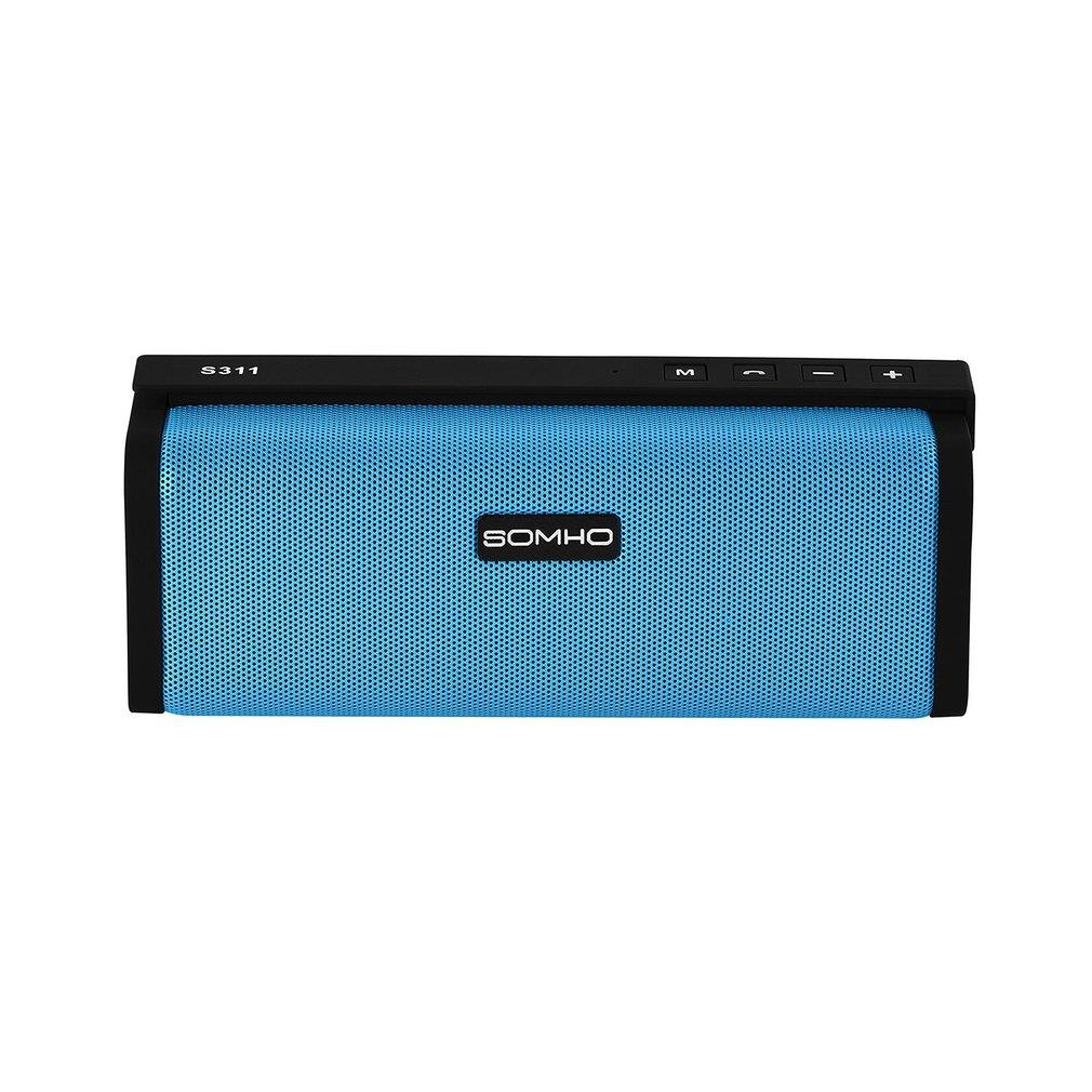 SOMHO Mini Bluetooth Loud Speaker with 2 Horn Stereo Hands Free Subwoofer S311
