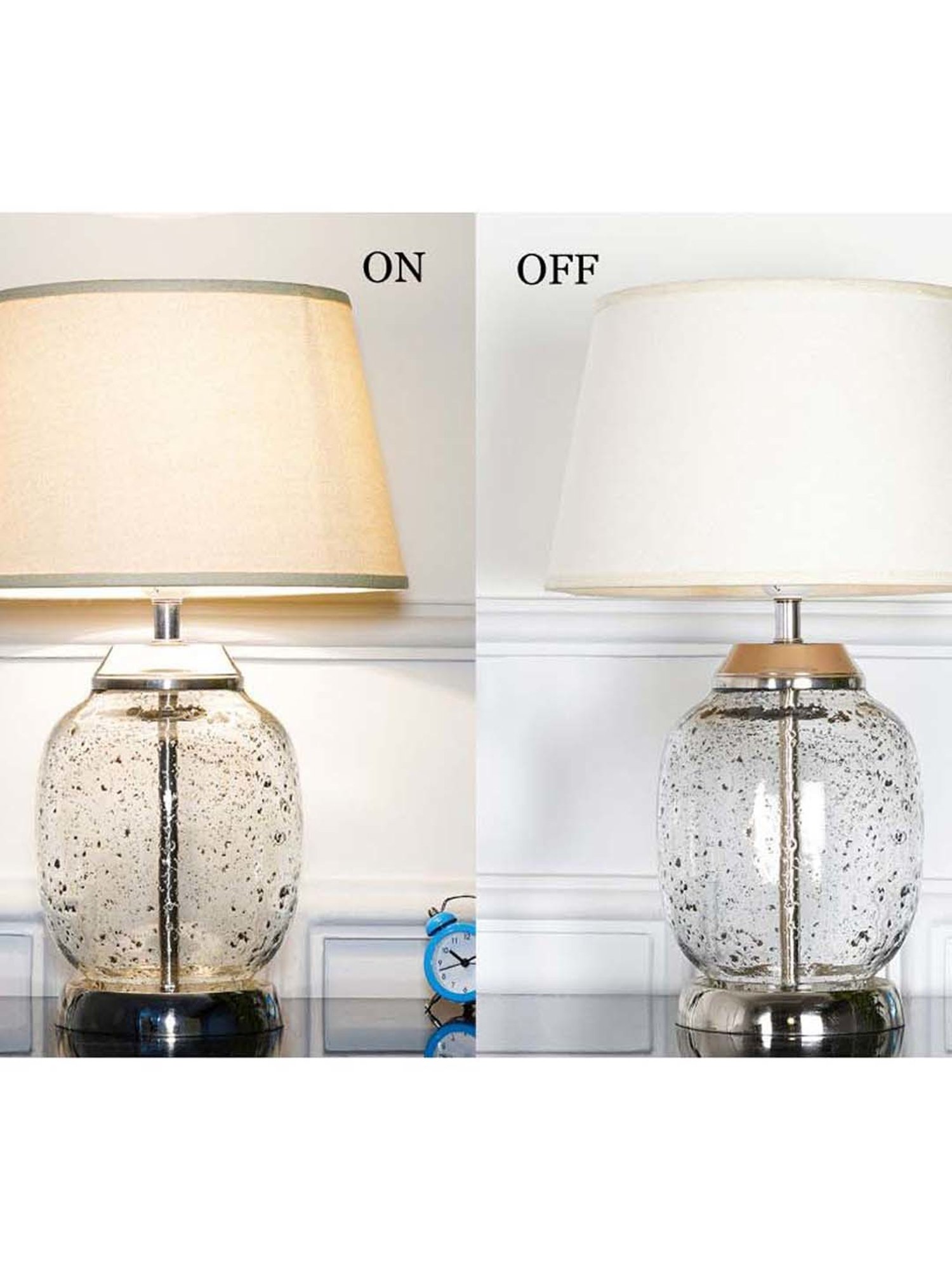 DecorativeRay Red PVC Study Table Lamp - Set of 1