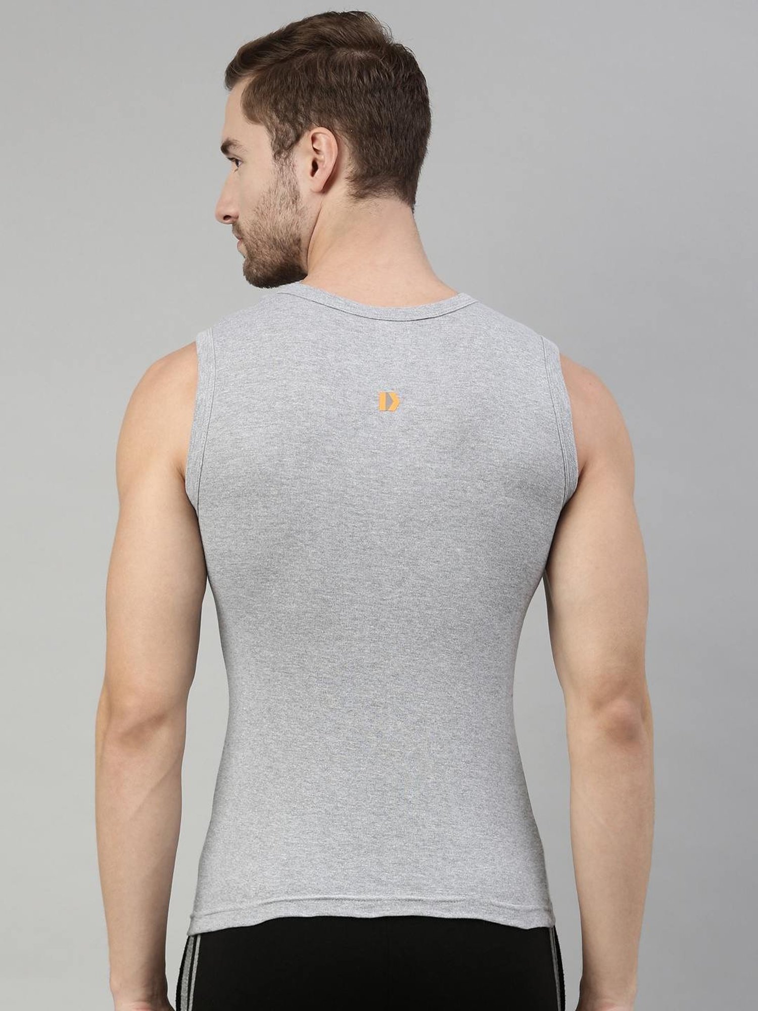 Dixcy Scott Originals Multi Cotton Regular Fit Vest - Pack Of 2