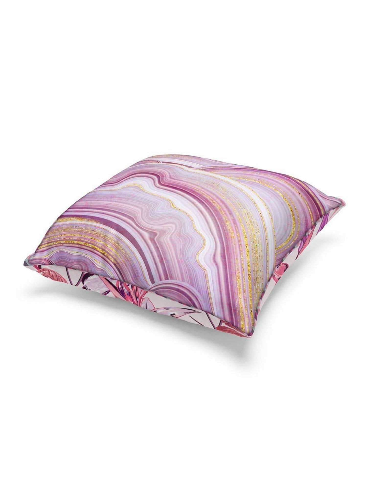 Bianca Suzane Wine & Plum Micro Fiber Reversible Printed Cushion Covers - Set of 3