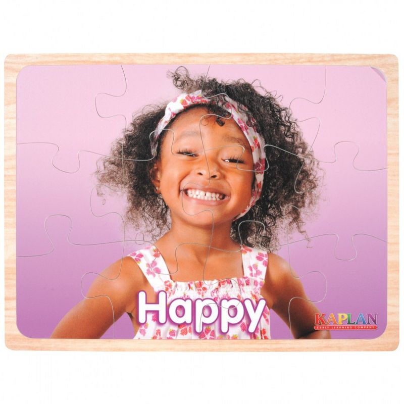 Kaplan Early Learning Photo Real Emotions Puzzles of Children - Set of 8