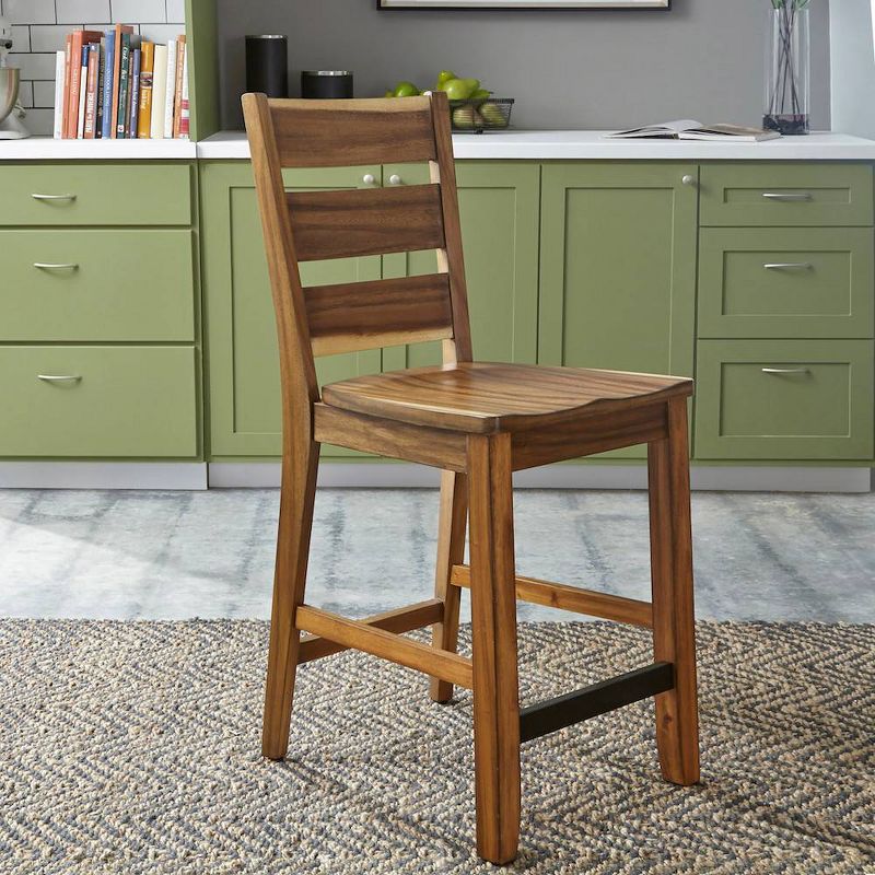 Forest Retreat Counter Height Barstool Natural - Home Styles