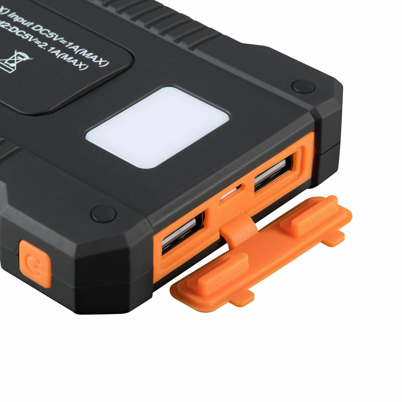 900000mAh Dual USB Portable Solar Battery Charger Solar Power Bank For Phone USA