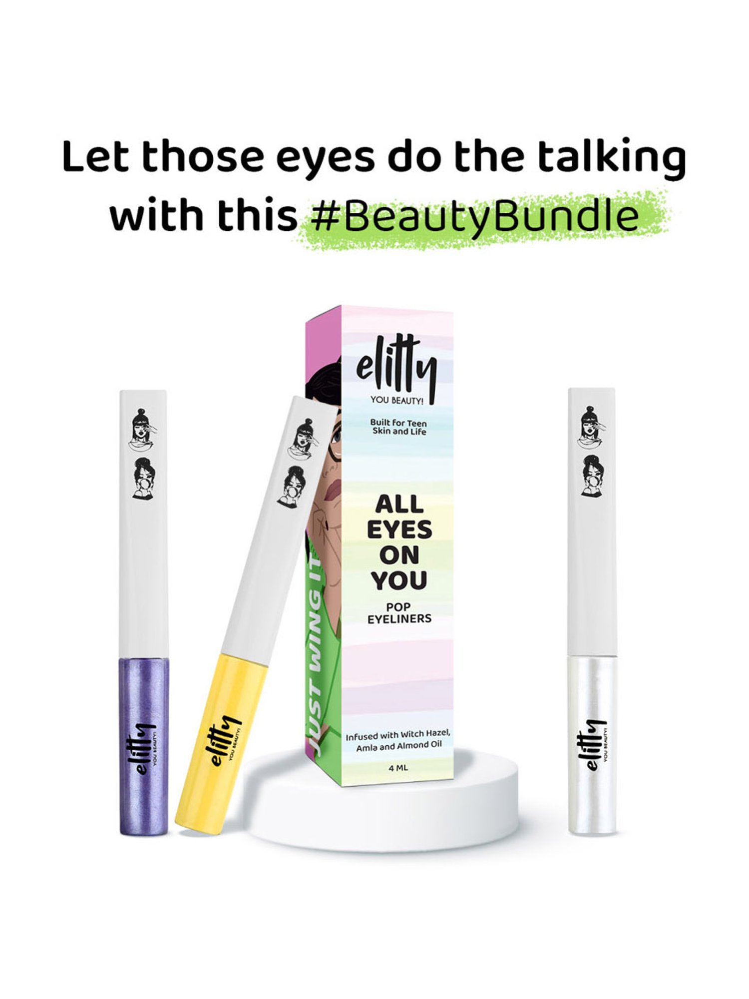 Elitty Eye Gotta Feeling Daylight Eyeliner Combo - Pack of 3