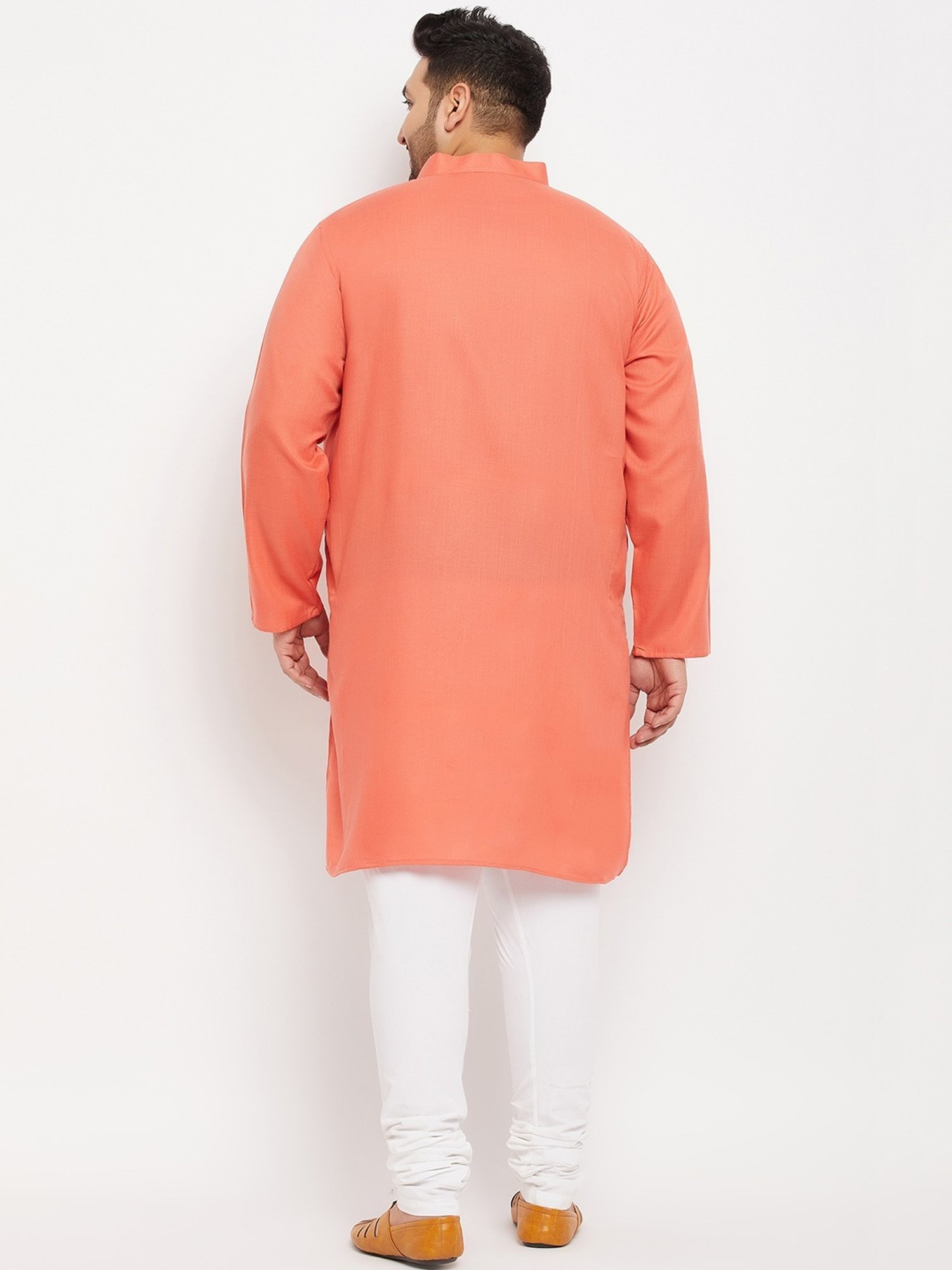 Bigbanana Peach Regular Fit Kurta