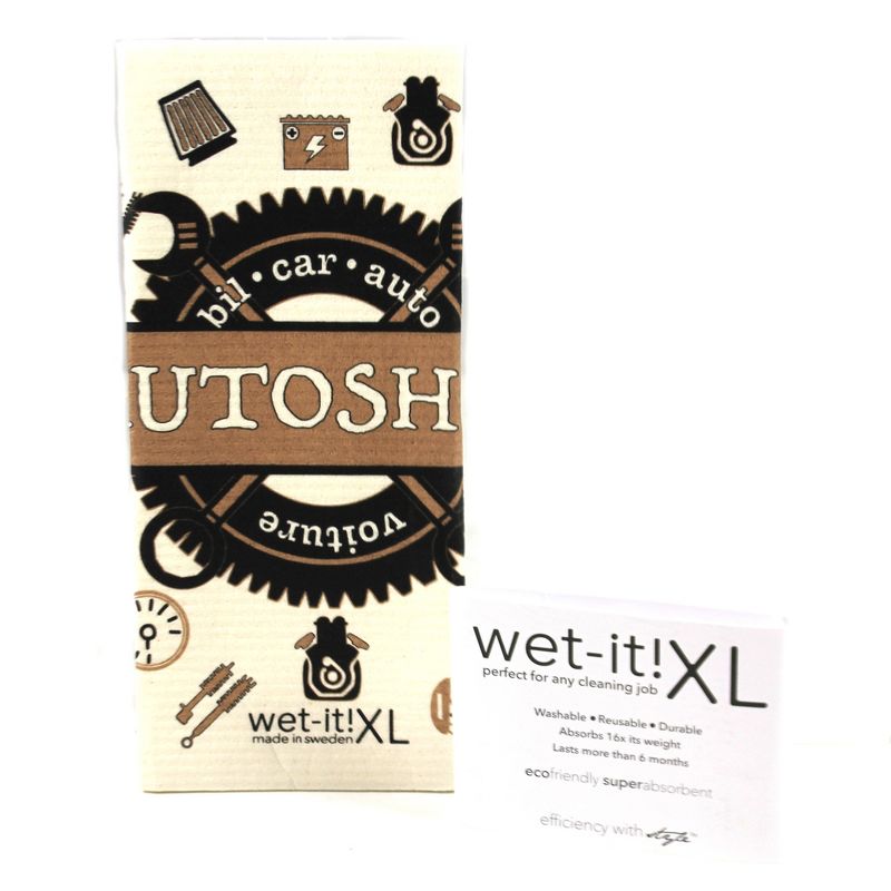 Swedish Dish Cloth 11.75" Car Autoshop Xl Absorbent Cleaning Cloth Eco Friendly  -  Dish Cloth