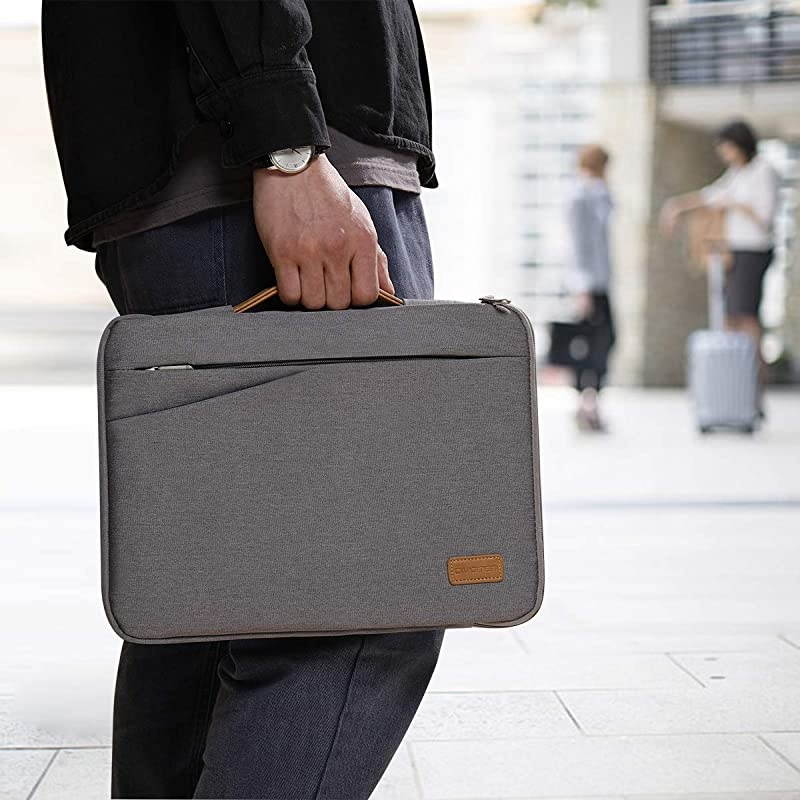 14 Inch Laptop Case 360 Protective Portable Laptop Sleeve for Lenovo ThinkPad X1 Yoga Ideapad, HP EliteBook x360,Dell Latitude Notebook 14" Asus Acer MSI Chromebook Bag, Black