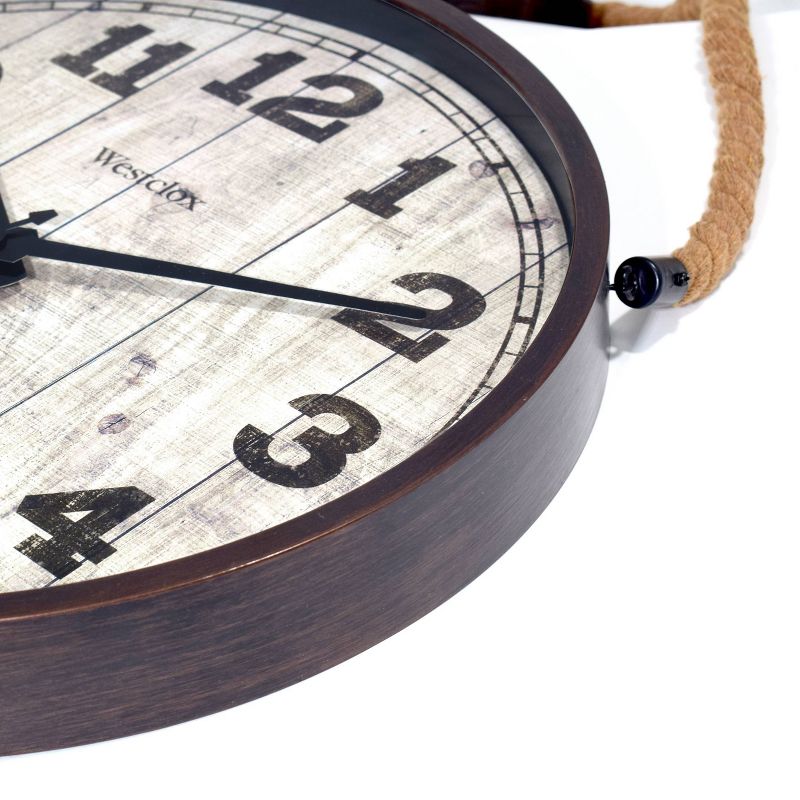 14" Hanging Rope Wall Clock - Westclox