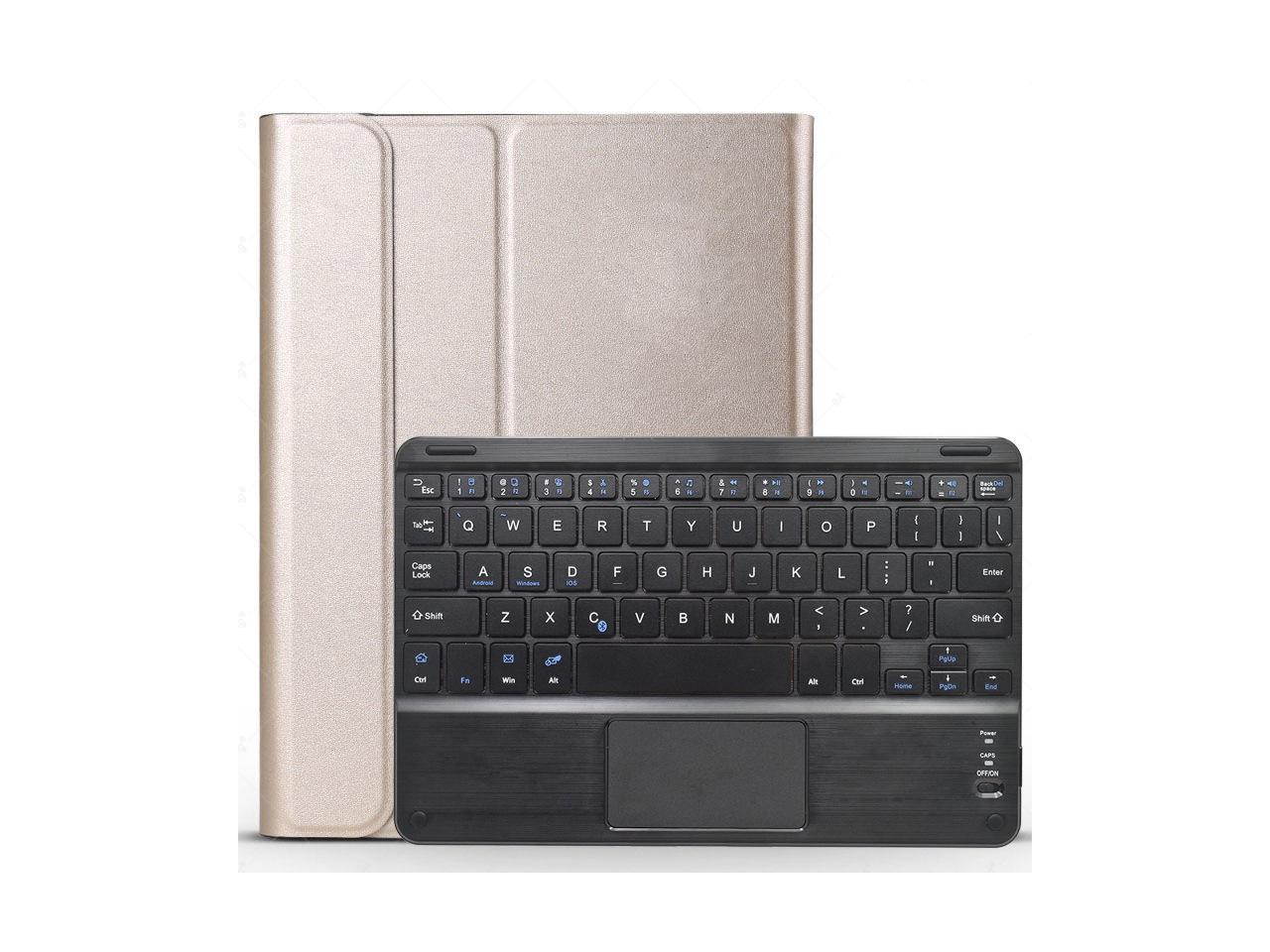 Keyboard Case for Samsung Galaxy Tab S7 Plus 12.4 inch 2020 Removable Wireless Keyboard Trackpad with Leather Cover for Samsung Galaxy Tab S7+ Mdoel SM-T970 / T975 / T976