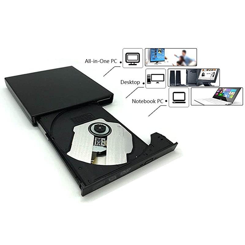 Player External USB DVD RW Laptop Burner Drive