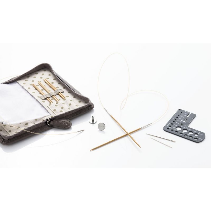 Tulip Carry C Intchg Bamboo Long Fine Gauge Knitting Needles-Size 0/2.00mm