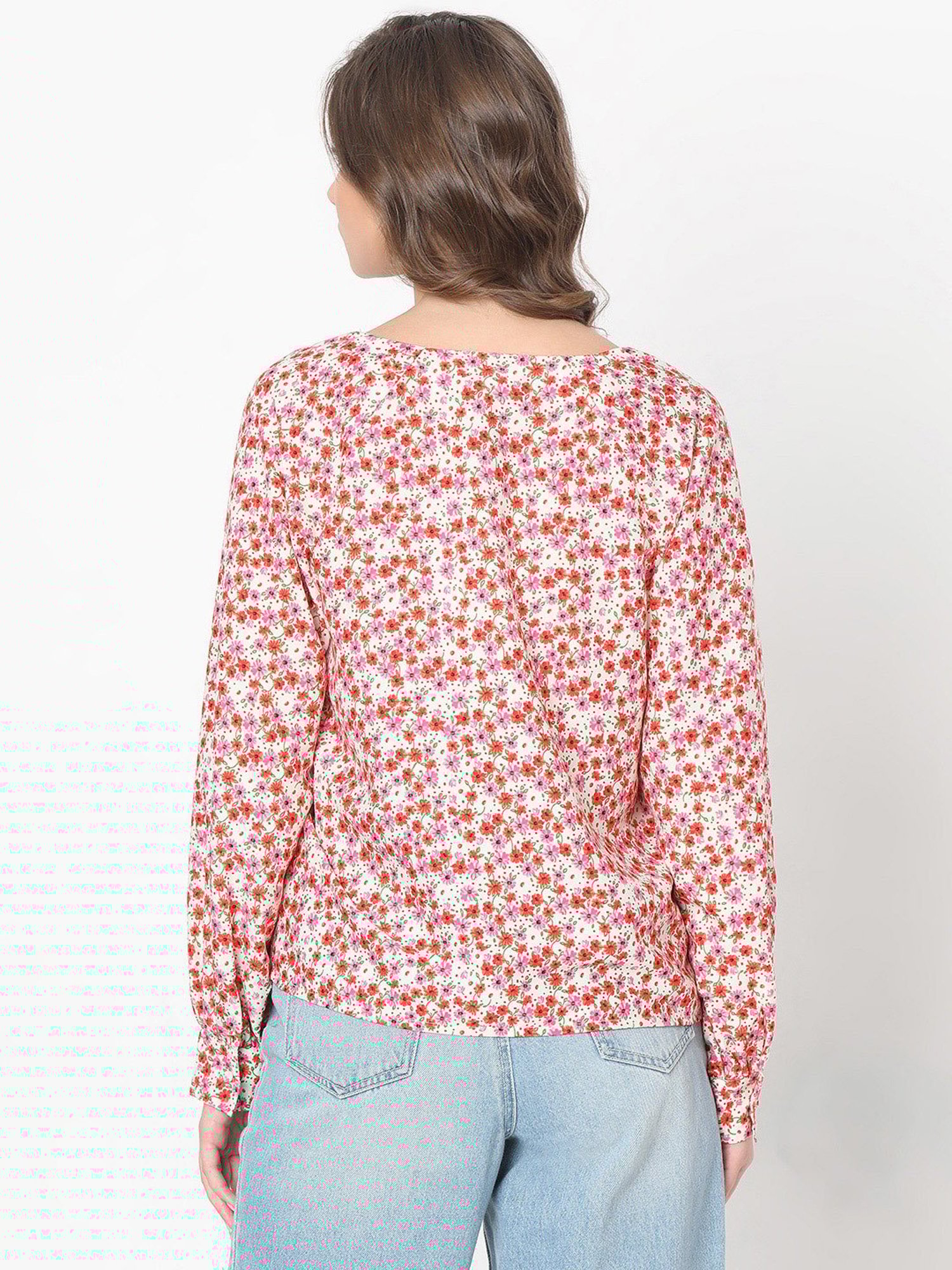Vero Moda Multicolor Floral Print Top