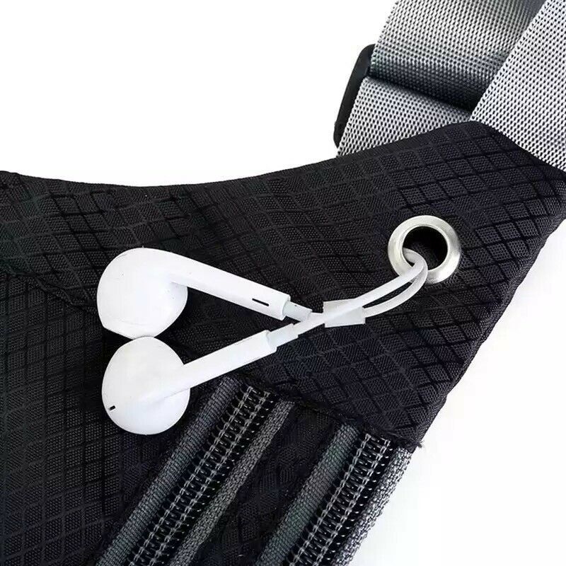 Waterproof Running Belt Fanny Pack Waist Pouch Outdoor Camping Hiking Zip Bag
