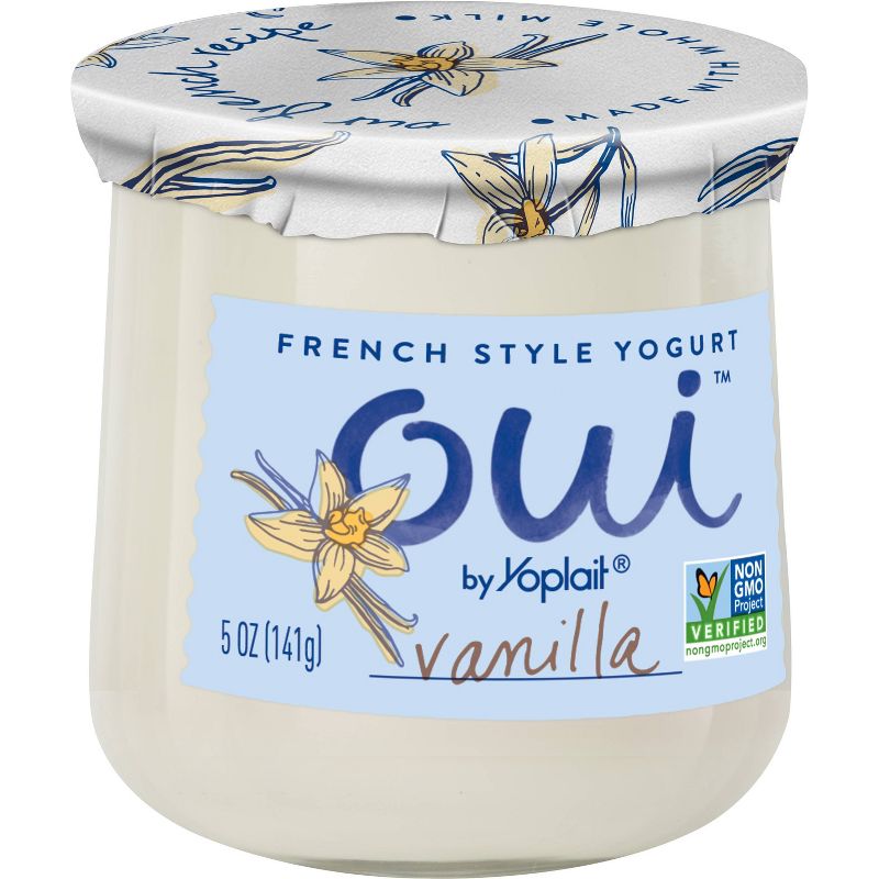 Oui by Yoplait Vanilla Flavored French Style Yogurt - 5oz
