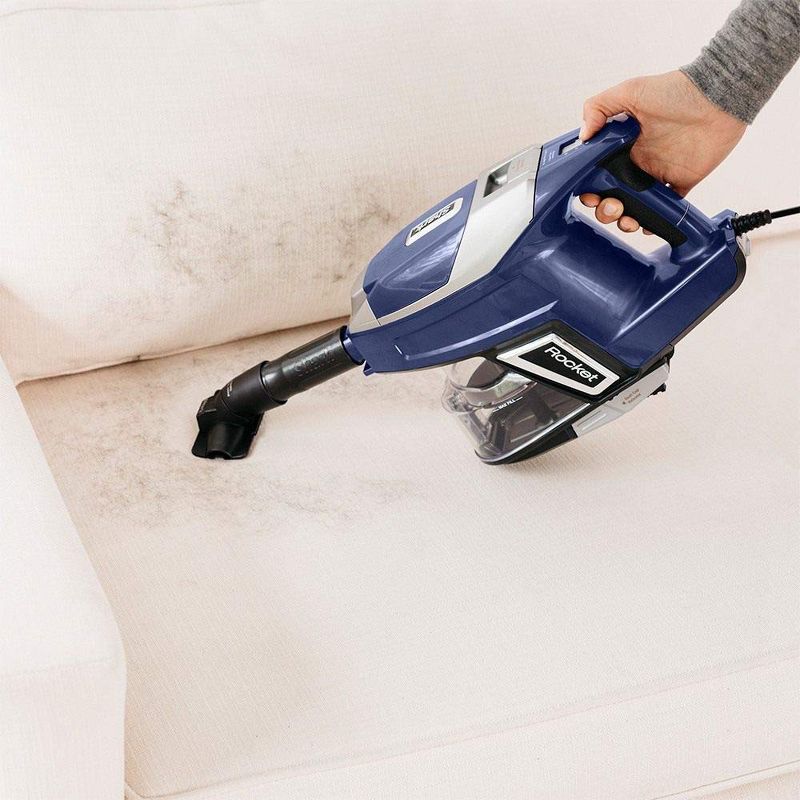 Shark ZS352 Powerful Suction Stick Handheld Vacuum Cleaner with Self Cleaning Brushroll, Blue (Certified Refurbished)