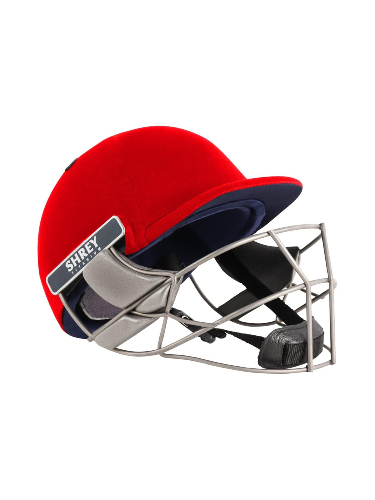 Shrey Red Pro Guard Air Titanium Cricket Helmet ( S )
