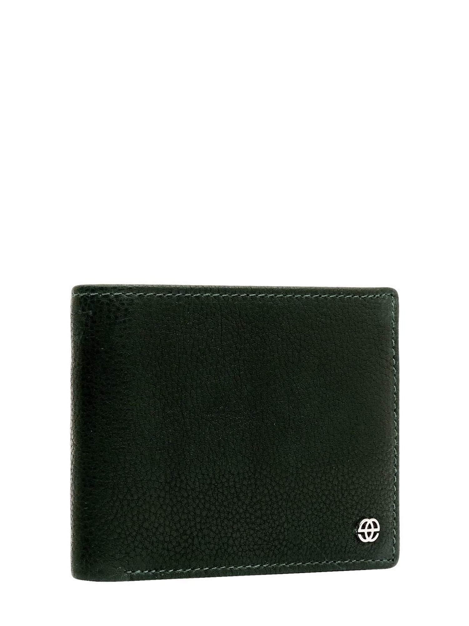 Eske Green Ocean Vintage Textured Bi-Fold Leather Wallet for Men
