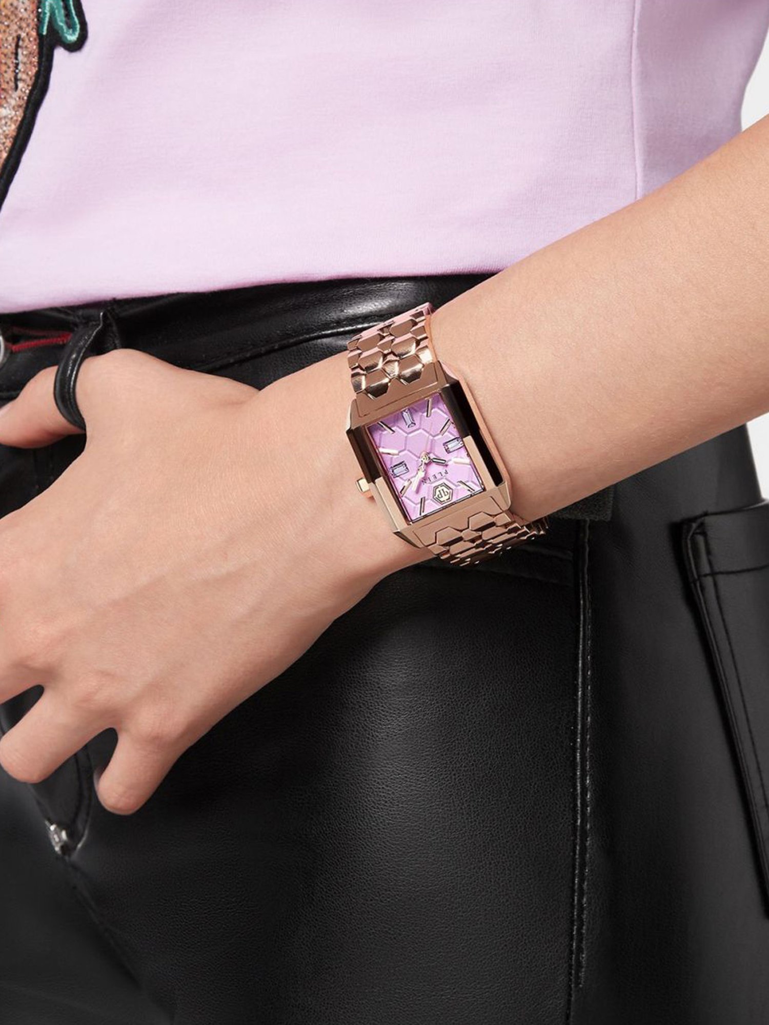 PHILIPP PLEIN PWMAA0722 Offshore Square Analog Watch for Women