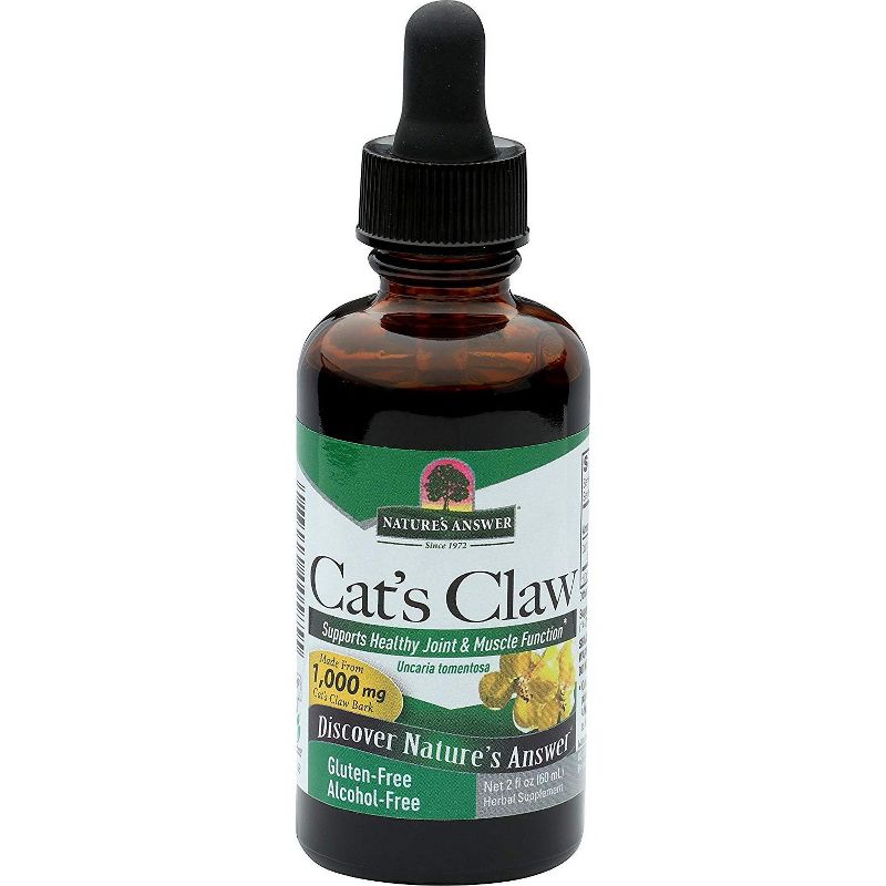 Nature's Answer Supports Healthy Joint, Cat's Claw Inner Bark Liquid-2oz