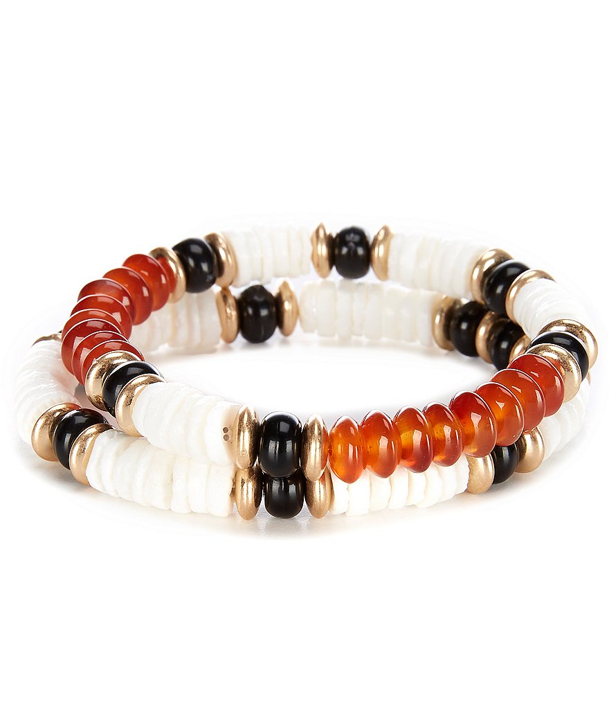 Southern Living Beaded Stretch Bracelet Set