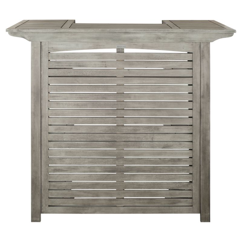 Rectangle Monterey Bar Table - Gray Wash - Safavieh