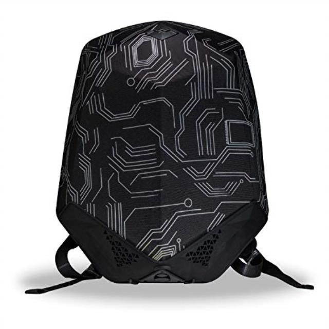 clearon electric bluetooth backpack speaker | portable charger, edr speaker, nylon eva hardshell waterproof material & modern swag design circuit