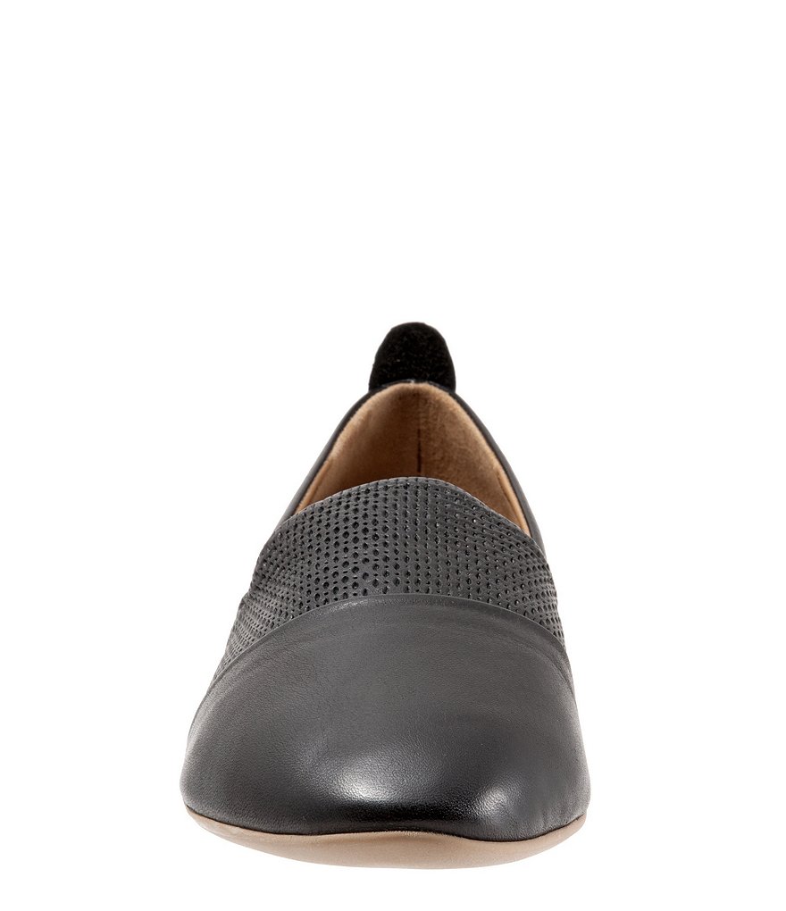 Bueno Katy Perforated Leather Slip-Ons