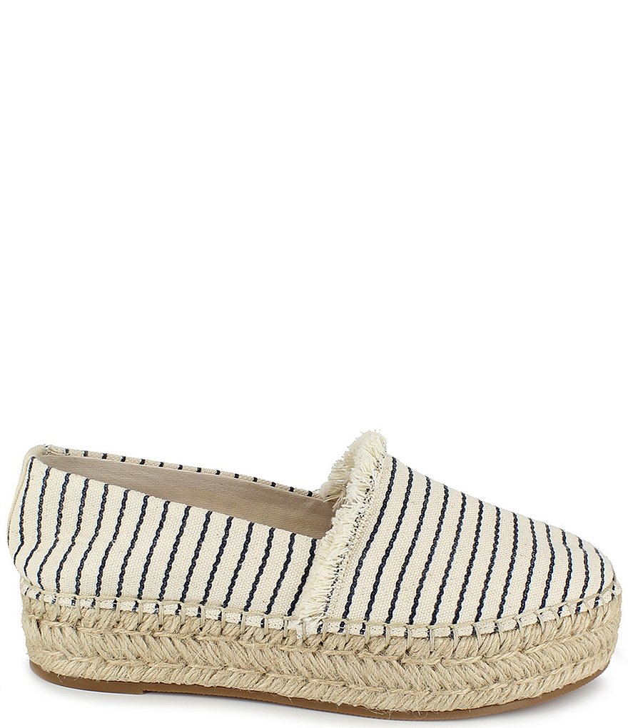 Splendid Lilly Striped Flatform Espadrille Slip-Ons