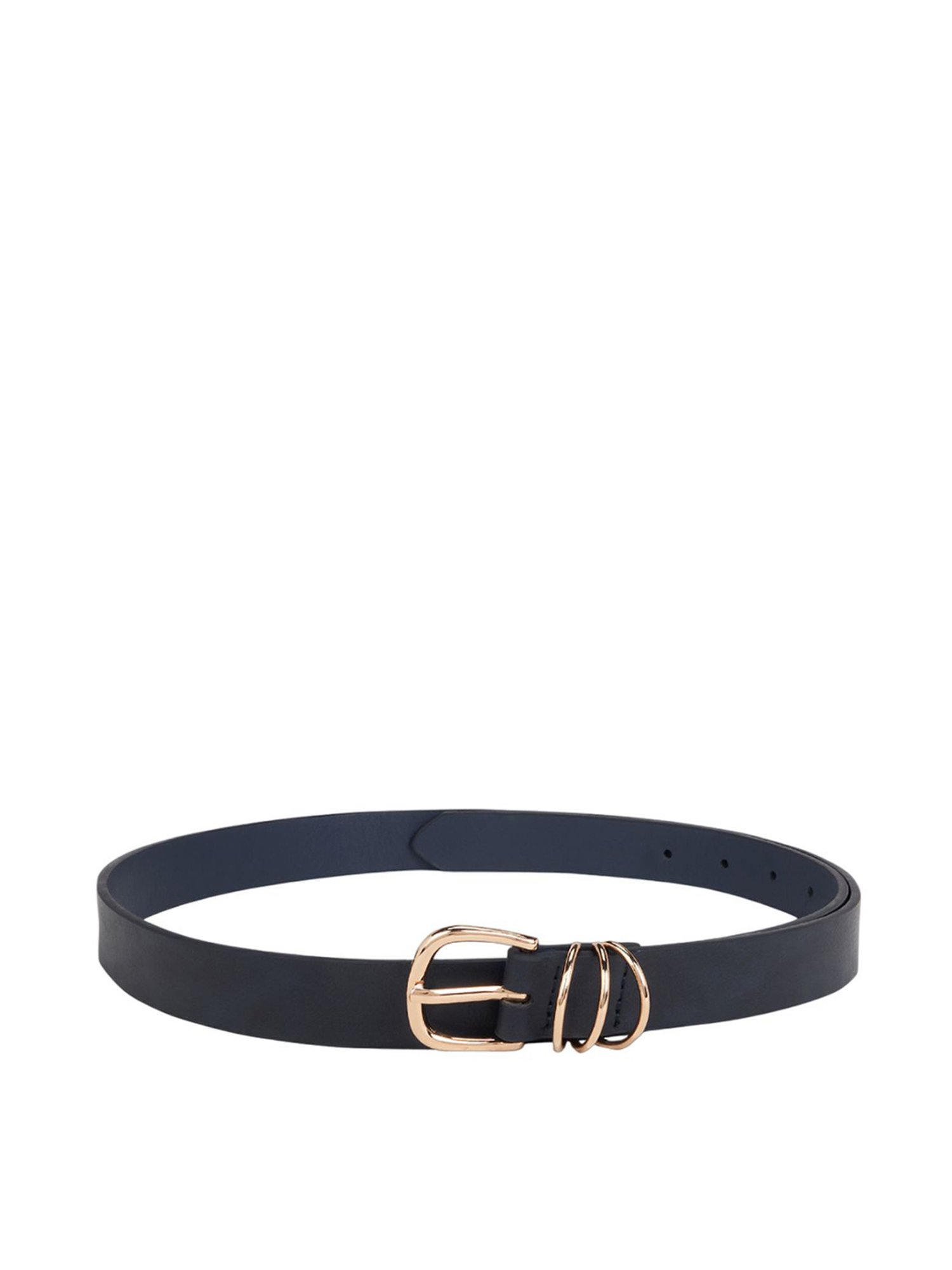 Hidesign Mariko Brown Solid Leather Narrow Belt