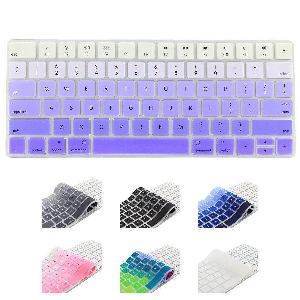 All-inside Ombre Light Purple Cover for Apple Magic Keyboard (MLA22LL/A) with US Layout