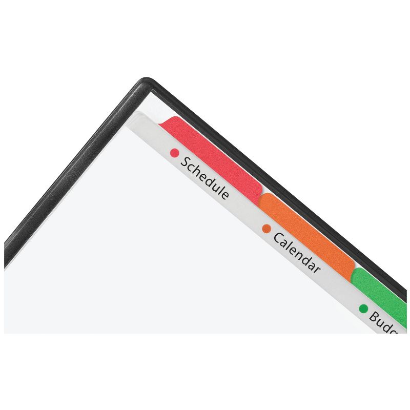 Avery 8ct Clear Easy View Durable Plastic Tab Divider Set