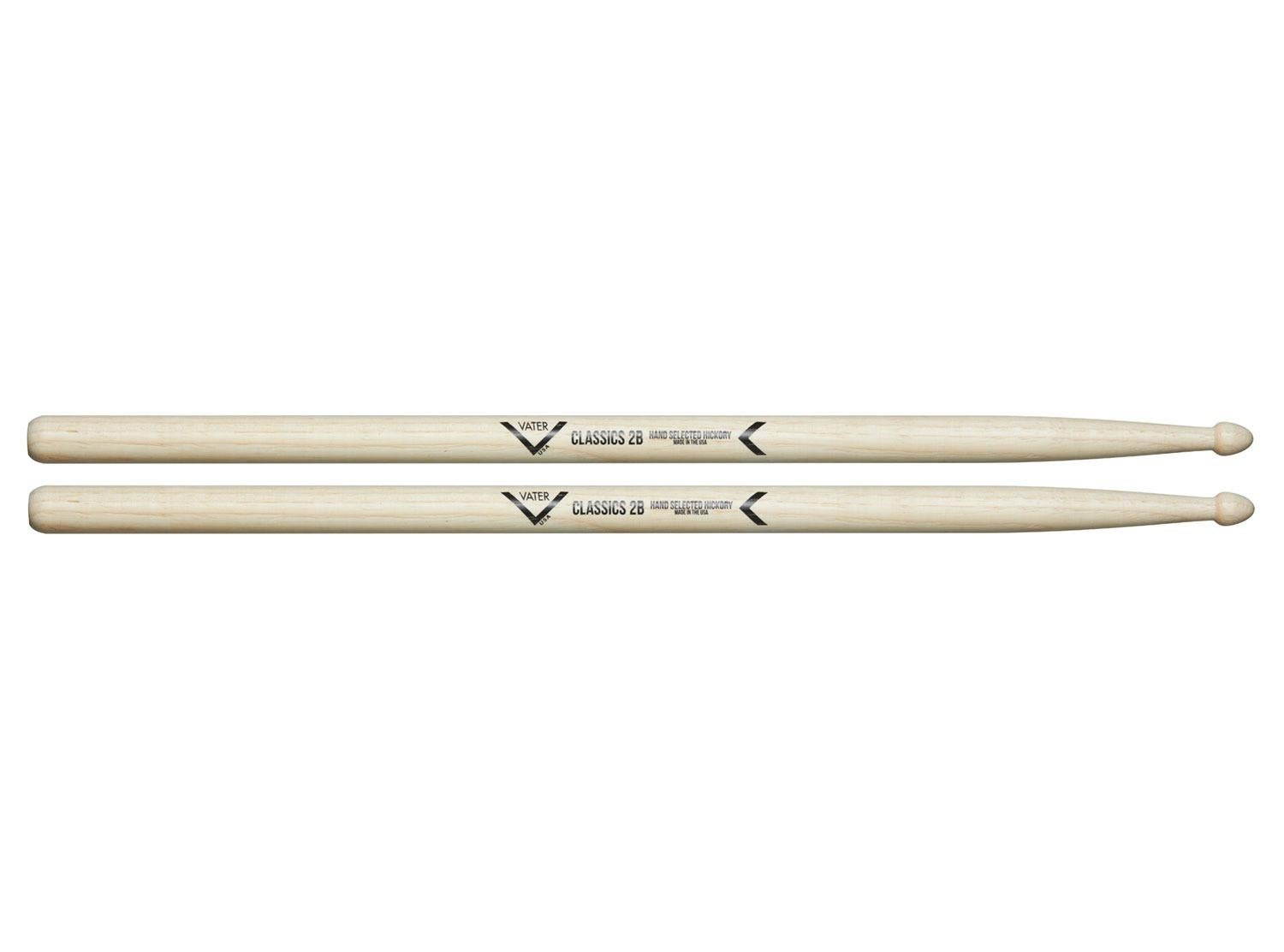 Vater Classics 2B Wood Tip Drumsticks