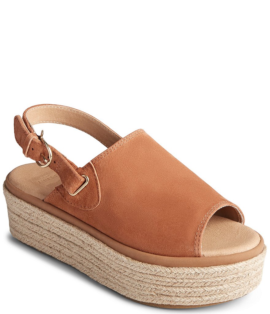 Sperry Delmare Plushwave Flatform Espadrille Sandals