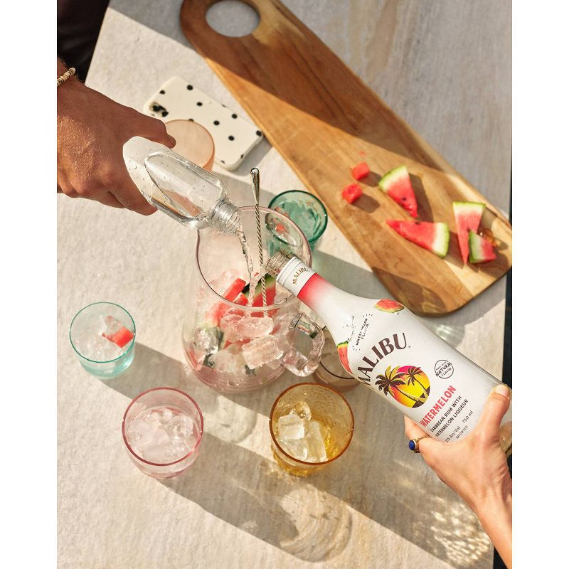 Malibu Watermelon Flavored Caribbean Rum - 750ml Bottle