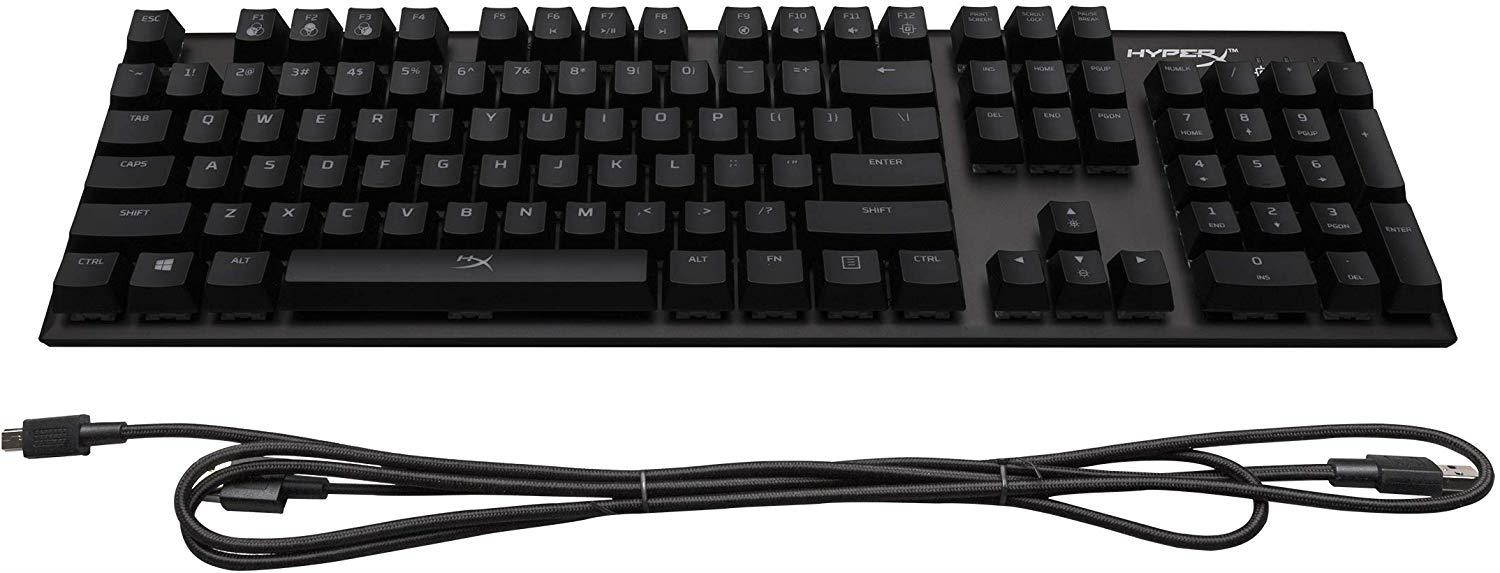 HyperX QuadCast - USB Condenser Gaming Microphone and HyperX Alloy FPS RGB - Mechanical Gaming Keyboard
