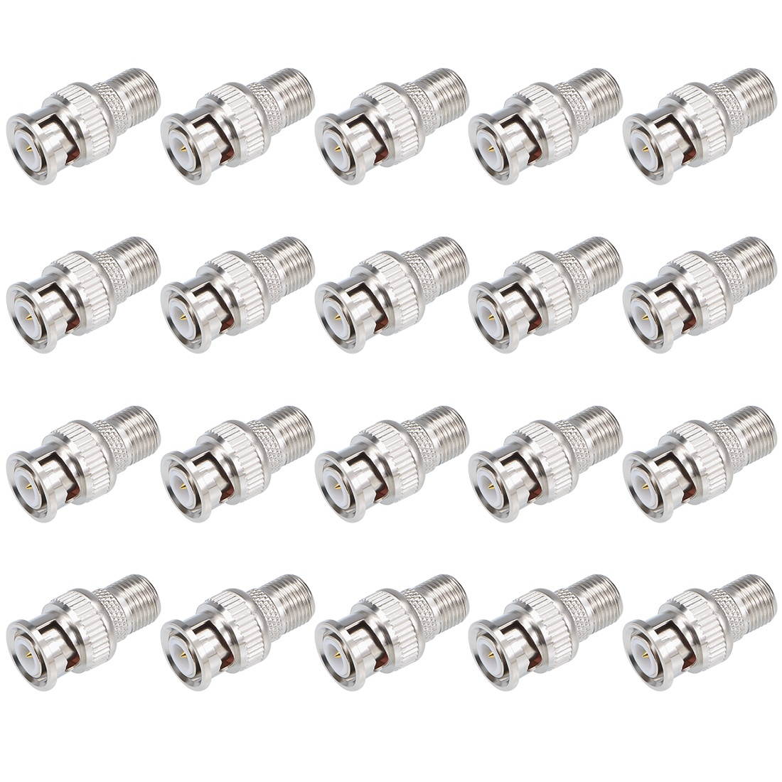 20pcs Alloy BNC Male to BSP F Female Jack RF Coaxial Adapter Connector Video