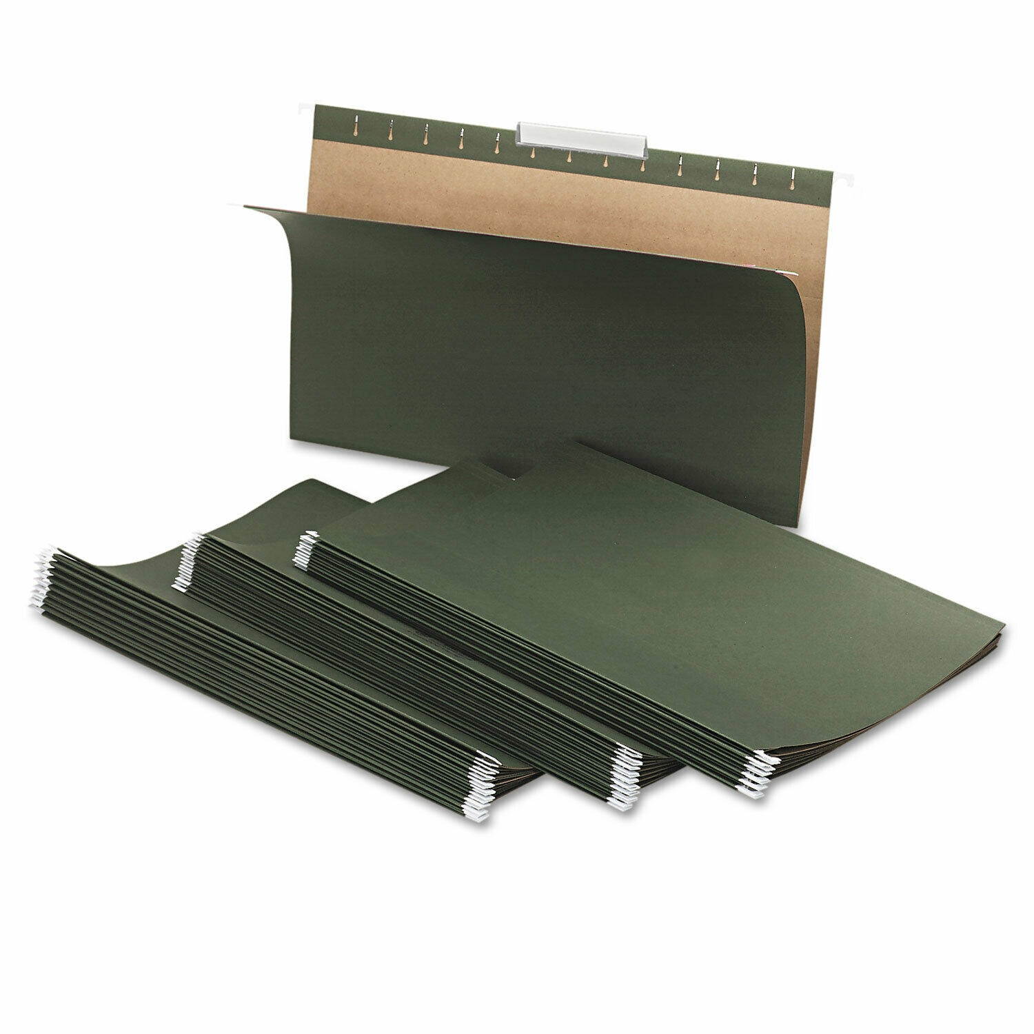 Pendaflex Essentials Colored Hanging Folders 1/3 Tab Legal Standard Green 25/Box