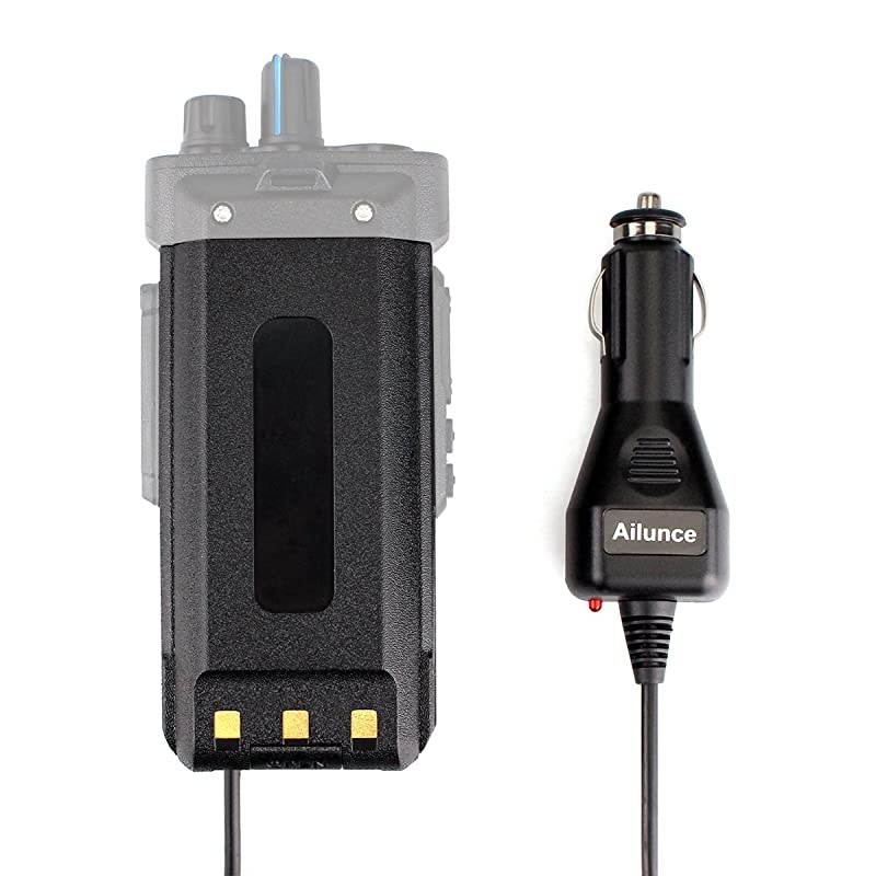 HD1 Car Charger Battery Eliminator 12V24V Compatible with  HD1 DMR Radio Retevis RT29 Walkie Talkies 1 Pack
